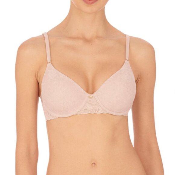Natori Bliss Allure Contour Underwire Bra, Style 721303, Rose Beige, 34G - Picture 3 of 12